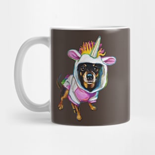 Cute Chihuahua in a Unicorn Outfit Mug